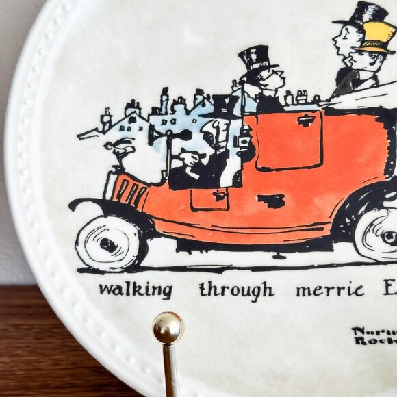 1982 Rockwell “Merrie Englande” Collector Plate – Limited Vintage - Picture 2 of 5